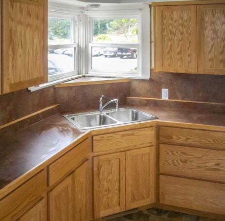 Natural Oak kitchen cabinets with laminate counter - Eureka, CA